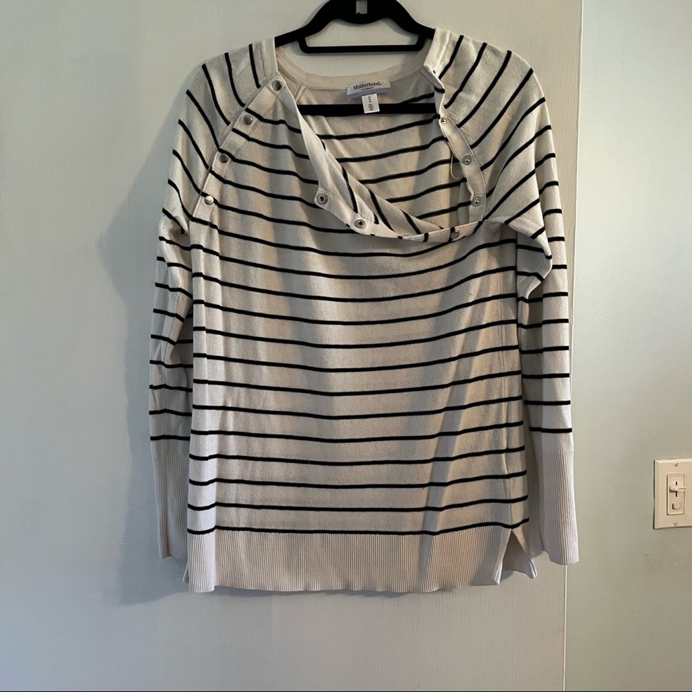 Nursing sweater